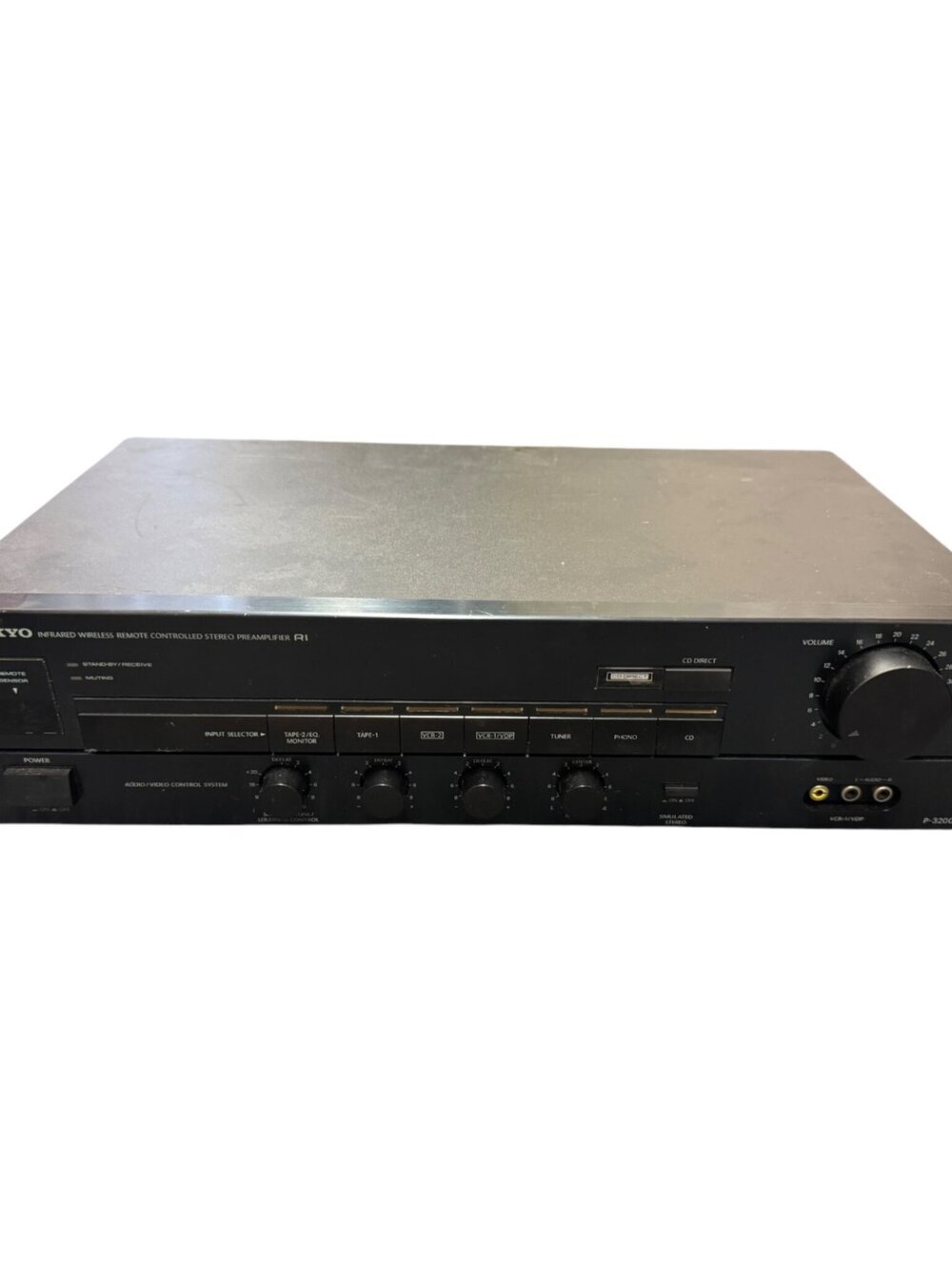 Onkyo P-3200 Stereo Preamplifier Preamp Infrared Wireless Remote Controlled